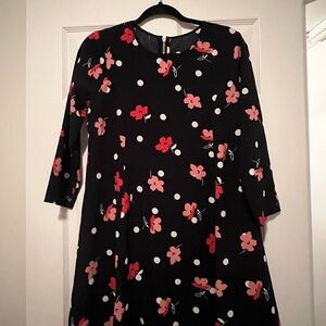Florence & Fred Floral Black and Pink Women's Dress size 6